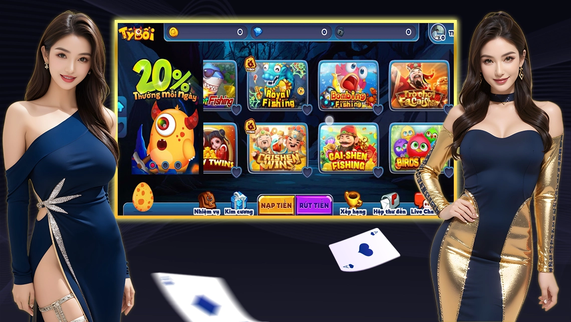 sòng bài online ưu đãi khủng Tyboi