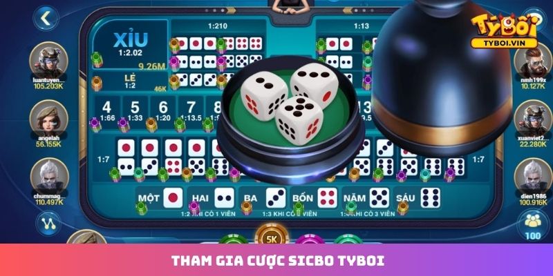 Các kiểu cược hiện có tại sicbo của cổng game