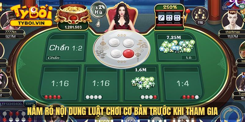Nắm rõ nội dung luật chơi cơ bản trước khi tham gia